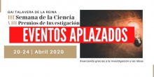 Aplazadas las actividades